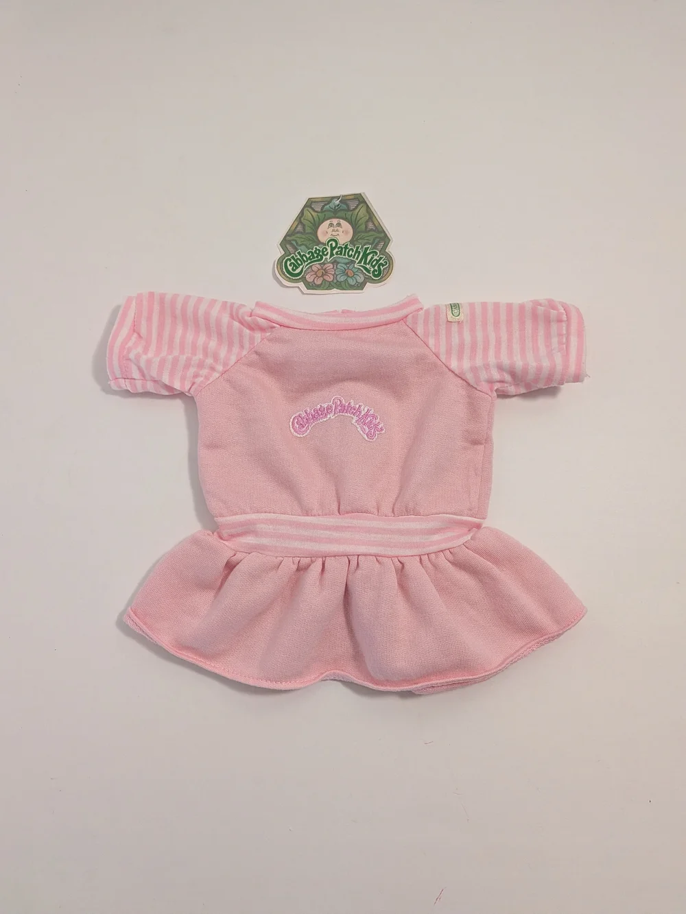Cabbage Patch Kids Doll Clothes VHTF Pink Logo Dress 511J OK CPK